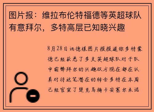 图片报：维拉布伦特福德等英超球队有意拜尔，多特高层已知晓兴趣